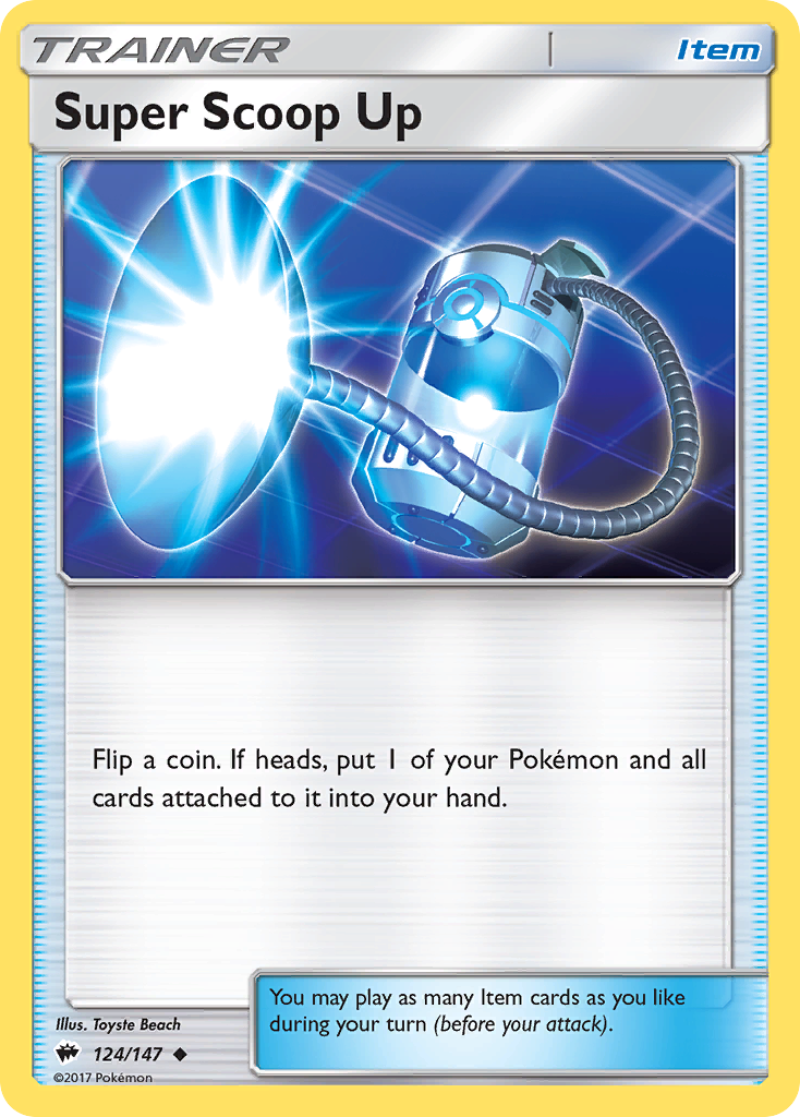 Burning Shadows Super Scoop Up #124/147
